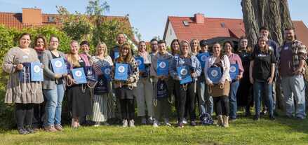 neu ausgebildeten Medienguides MV; Foto: Nadine Bauerfeind (Stadtteilarbeit Tribseer)